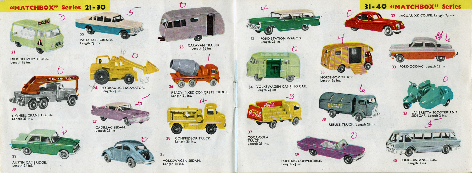 matchbox cars catalog