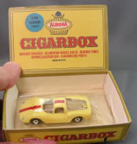 Aurora Cigar Box and Speedline Cars